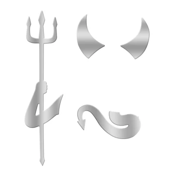 

Popular 3D Devil Style Demon Sticker Car Styling Auto Emblem Logo Paper Decals Decoration
