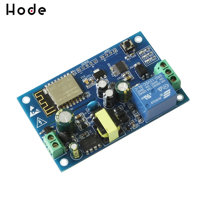 

HOT AC 220V Wifi Relay Switch Remote Control Smart Home ESP8266 Relay Module