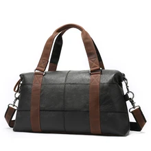 Мужская большая Вместительная дорожная сумка из натуральной кожи, прочная сумка для путешествий из натуральной кожи crazy horse, большая сумка на плечо для выходных