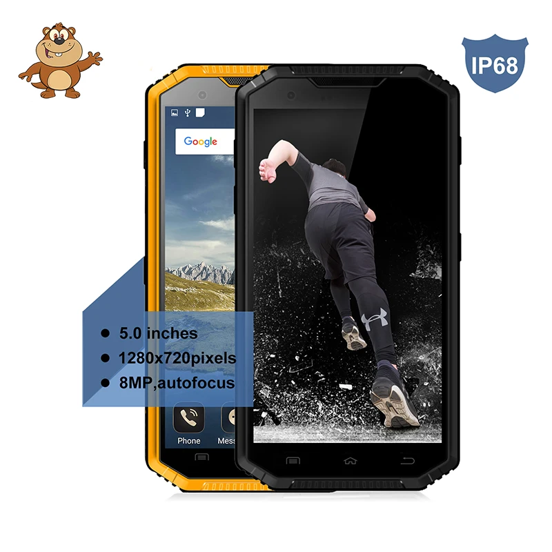 

E&L W7s 4G Mobile Phone Android 7.0 5.0 inch Waterproof Shockproof IP68 MTK6737 Quad Core 2GB RAM 16GB ROM 2800mAh Smartphone