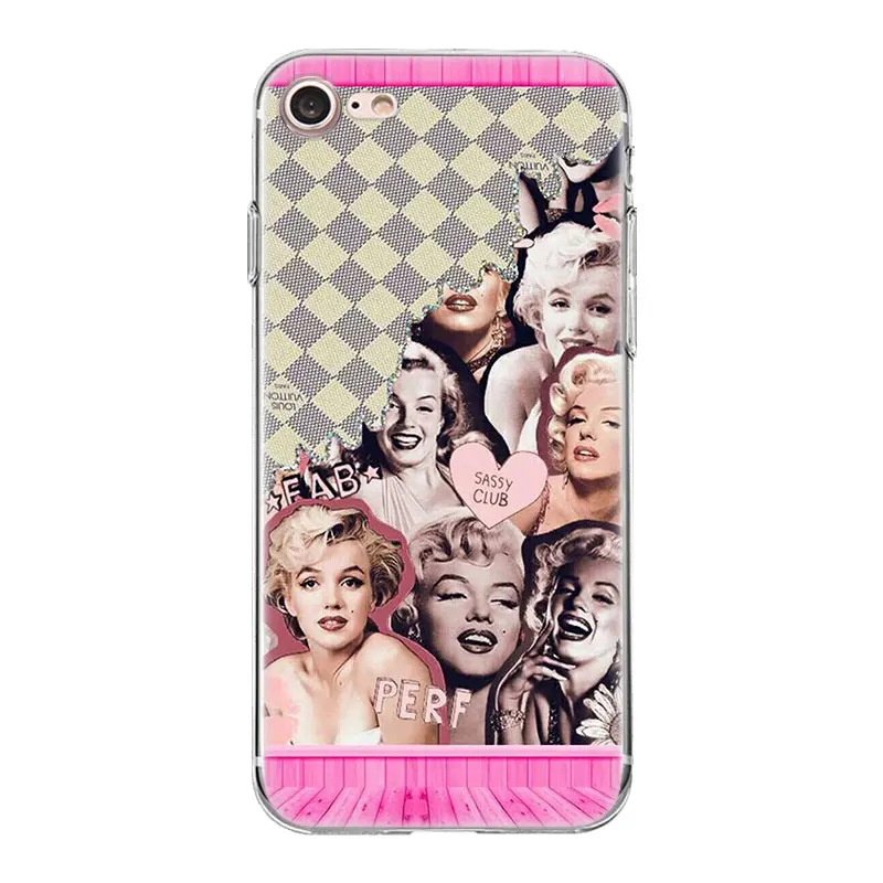 Tpwxnx Tattooed Sexy Marilyn Monroe For Samsung Galaxy A3 A5 A7 J1 J2 J3 J5 J7 2015 2016 2017 Soft Coque