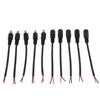 5 uds conectores LED DC con hebilla de bloqueo, cable de 15cm de longitud, DC 5,5x2,1mm DC macho hembra jack adaptador para tira de luz LED ► Foto 2/6