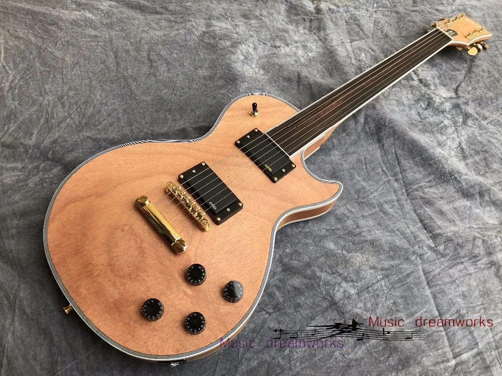 

China OEM Firehawk shop. electric guitar Matte guitar, the original wood color