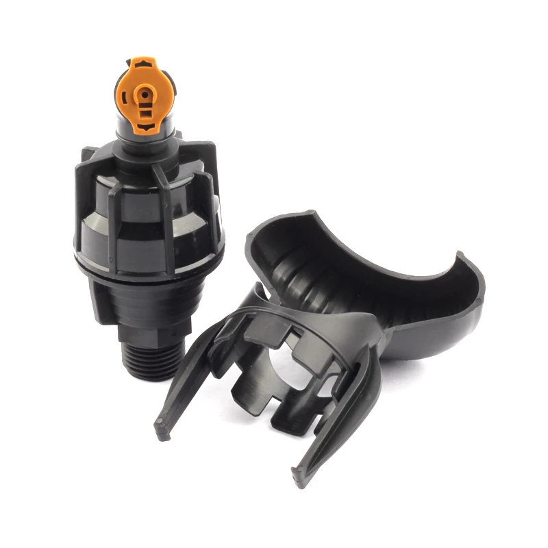 1/2" Male Thread 180&deg; Rotating Nozzle Long Distance Spray Lawn Irrigation Sprinklers Garden Agricultural Irrigation Sprayers