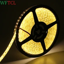 WFTCL IP65 Waterproof LED Strip 2835/3528 12V Flexible Light 120led/m 5M led String Ribbon lamp White Warm White Red Green Blue