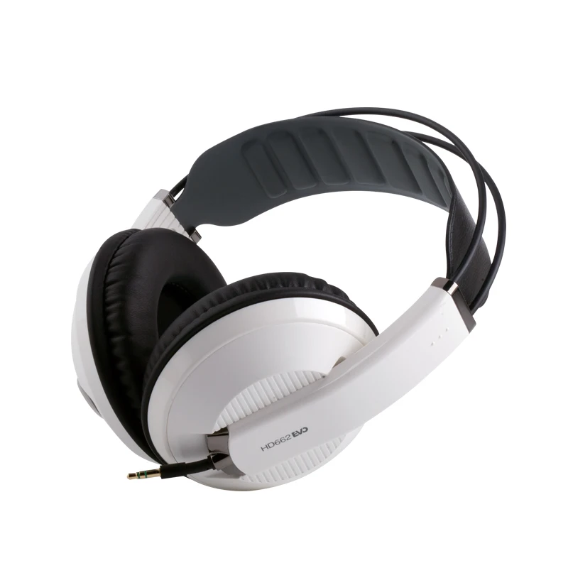 Superlux HD662EVO закрытые наушники для мониторинга игровые гарнитуры со съемными наушниками саморегулирующаяся повязка на голову белый/черный