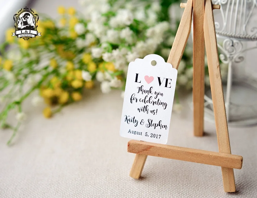 

200 pcs 3.5x6.2cm paper label Literature and art label invitation attend a wedding personalized tag bachelorette tags