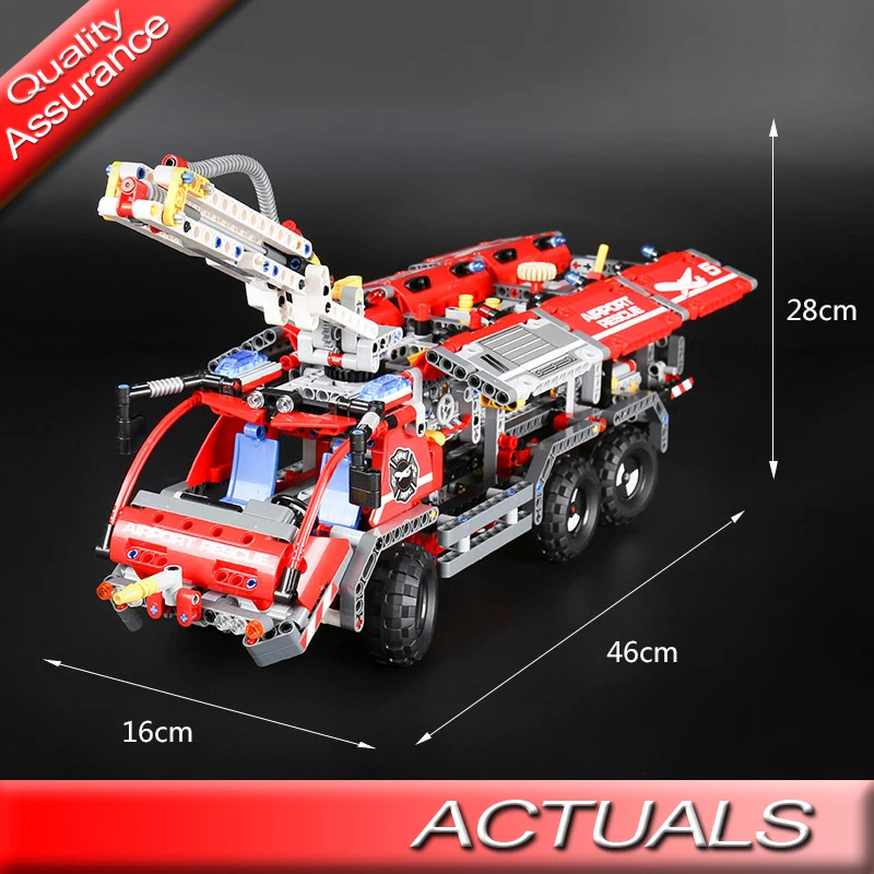 20055 Technic Building Blocks The Rescue Fire Vehicle Model Bricks