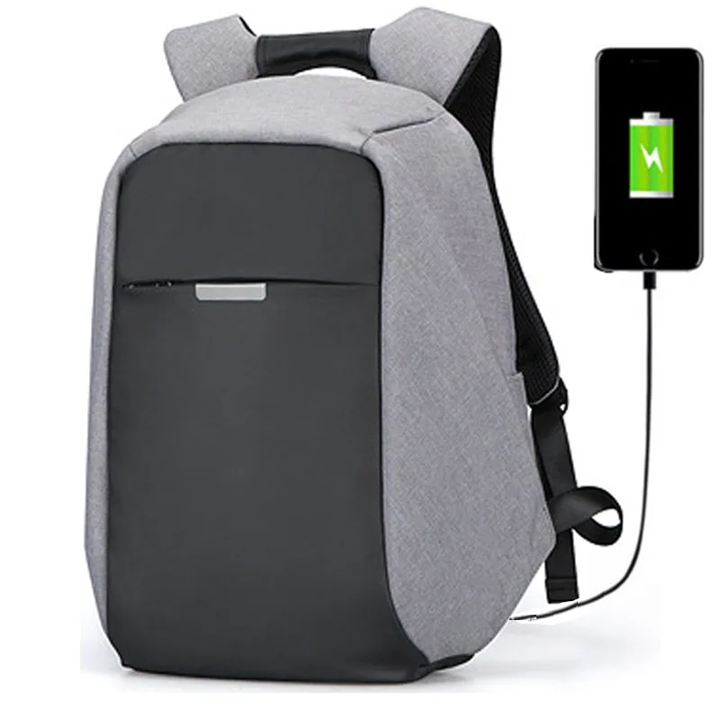 Mochila antirrobo con carga USB para hombres Mochila de viaje impermeable Mochila escolar para hombres adolescentes Mochila para ordenador portátil Mochila antirrobo con carga USB para hombres Mochila de viaje impermeable Mochila escolar para hombres adolescentes Mochila para ordenador portátil