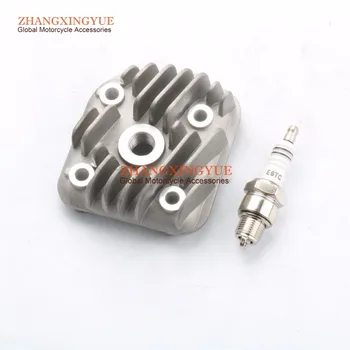 

40mm 47mm 1PE40QMB CYLINDER HEAD+ E6TC spark plugs for PGO Big Max 50 AC G Max 50AC Hot 50AC PMX 50 AC Tornado 50 AC 2T