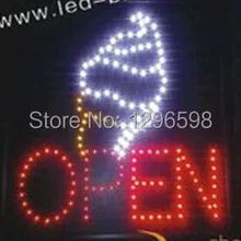 CHENXI настоящий Топ моды графика домашний 15 мм Led Мороженое магазин открытый неоновый знак 19x19 дюймов