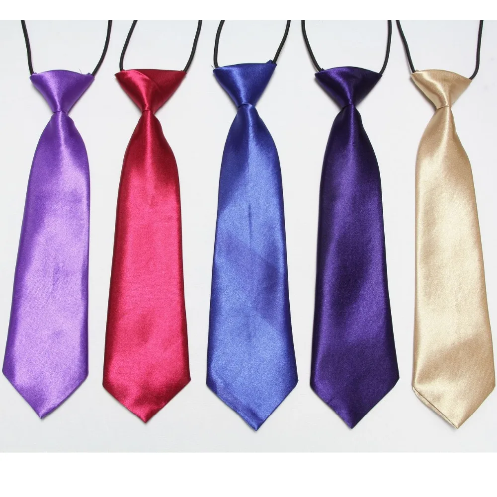 Fashion Kids School Neckwear Boys Necktie Ascot baby ties