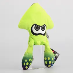 В розницу цельнокроеное платье Splatoon inkling кальмар плюшевые куклы мягкая Животные светло-зеленый мягкий Игрушечные лошадки коллекционная