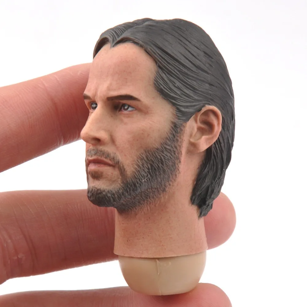 1/6 Keanu Ривз Мужская голова игрушка убийца Джон фитиль голова Лепка F 12 ''HT тело