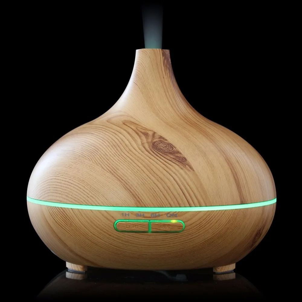 Himist 300ml Air Humidifier Essential Oil Diffuser Color Aroma Lamp Aromatherapy Electric Aroma Diffuser For Home Office Wood