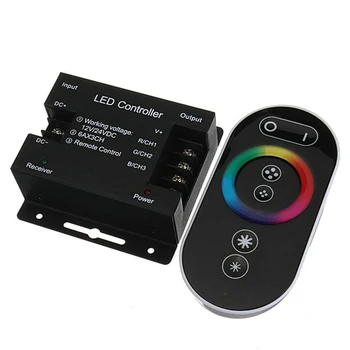 

12V Touch Dimmable Remote Wireless RF Controller For Led RGB Strip Touching remote RF 20m effective controller