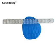 Заборы фактурное тиснение прозрачная акриловая Скалка торт украшения инструменты-A293