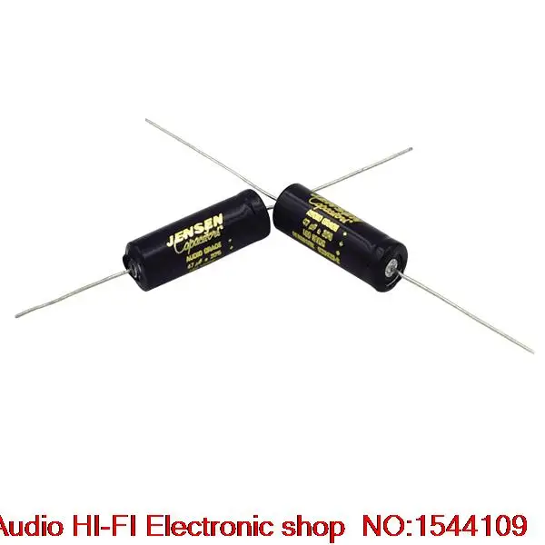 2pcs Danish Jensen Gold Edition 150v 47uf Axial Audio Electrolytic