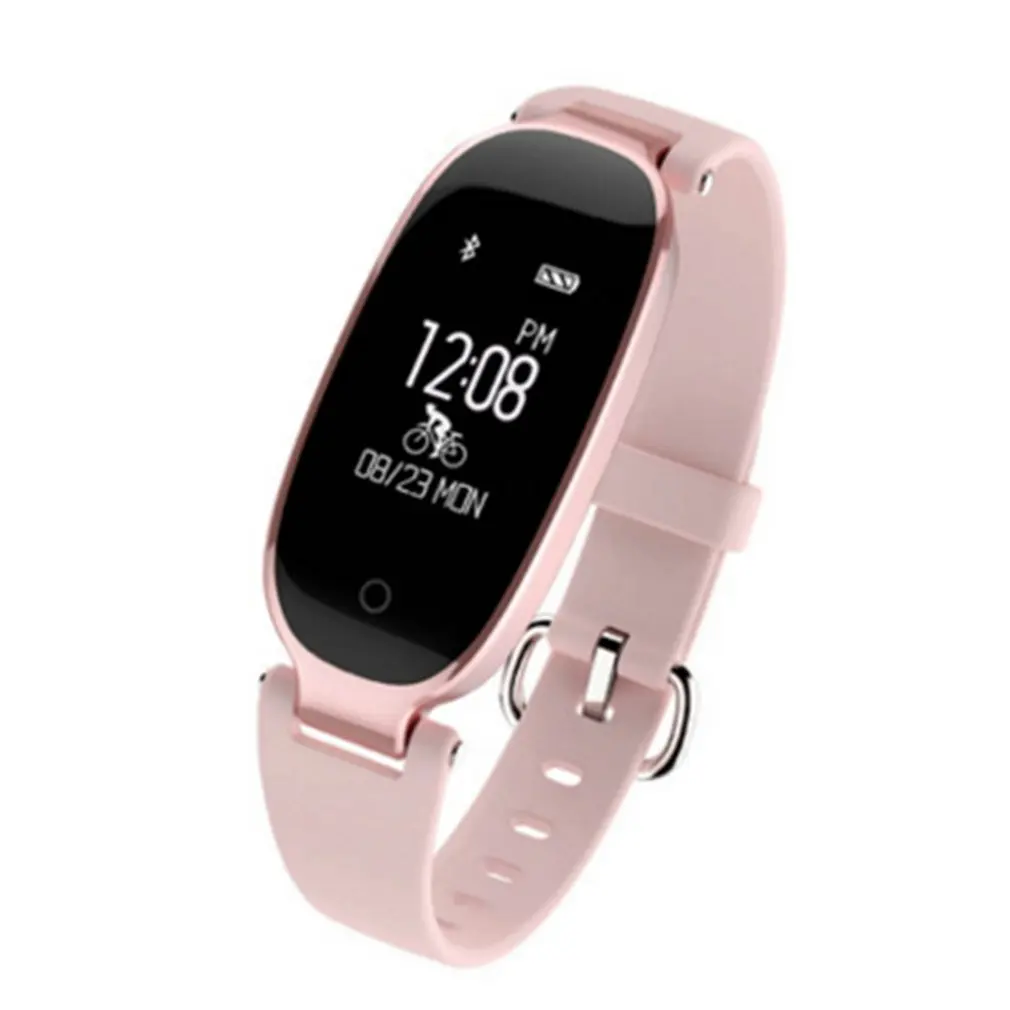 

S3 Bluetooth Smartband Heart Rate Monitor Waterproof Women Wrist Watch Sleep Monitor Pedometer Simple Smart Bracelet Clock