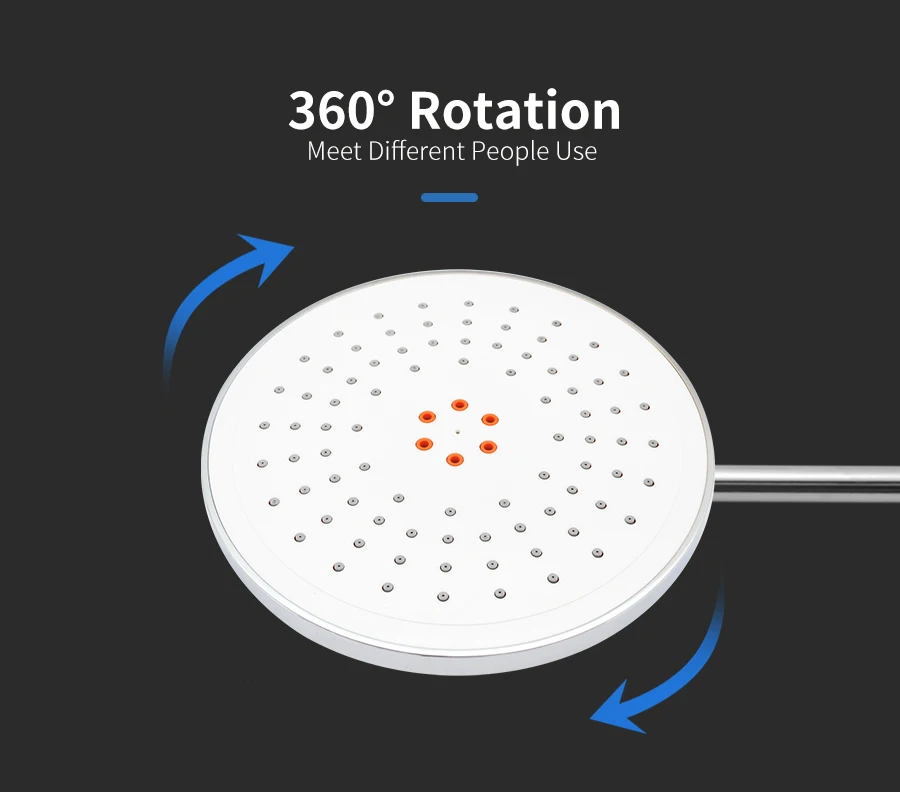 Экономии воды G1/2 разъем круглый Нержавеющая сталь накладные Насадки для душа на потолке Топ Душевая насадка распрыскиватель для душевой кабины