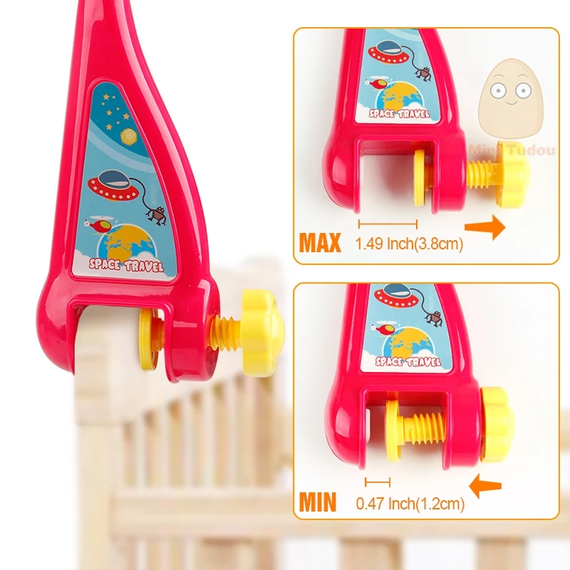 MiniTudou детские игрушки 0-12 месяцев погремушки игрушки для новорожденных мобиль в кроватку игрушки развивающие