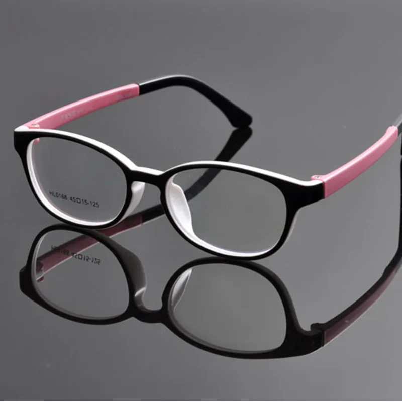 EV kids eyeglasses frame 45mm 15mm 125mm Girls eye glasses pink Frame