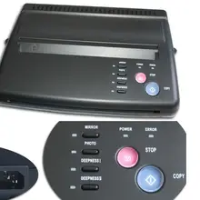 Копировальный аппарат для татуировки черный/Серебристая Татуировка Вспышки Термальность передачи копировальная машина производитель трафаретов для A4 бумажный принтер гектографе расходные материалы