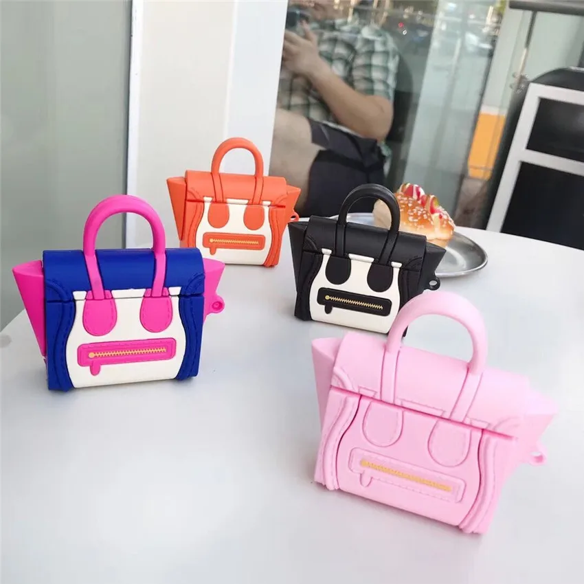 

Cute Smiley Bag for AirPods 1 Bluetooth Wireless Headset Silicone Charging Case for Airpods 2 Drop Protection Cover