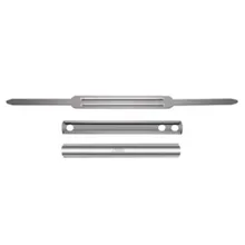 Deli 5547 бумажные крепежные детали зажим для переплета для 2 отверстий 80 мм расстояние между отверстиями металлическая фурнитура офисные зажимы для бумажных файлов 50 комплектов