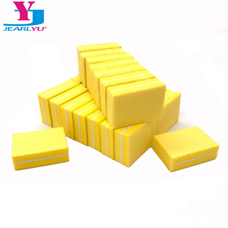 

50pcs/set Nail File Grit 100/180 Nail Sandpaper Lima Unghie Acrylic Polishing Buffing Buffer Block Salon Files Manicure Beauty