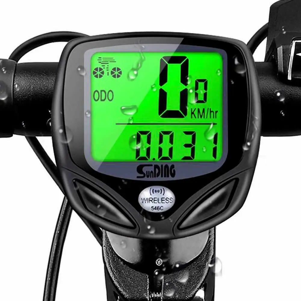 

Bike Computer With LCD Digital Display Waterproof Bicycle Odometer Speedometer Cycling Stopwatch Riding Accessories Tool