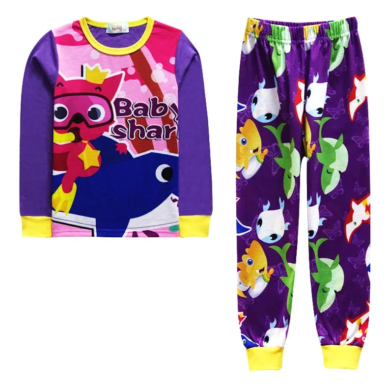 Рождество пижамы тролли пижамы год PJS Моана vaiana костюм пижамы для девочек детские пижамы Обувь для мальчиков пижамы партии Комплекты для девочек - Цвет: 1114