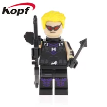 50 шт. Супер Герои Хоук образование Харли Куинн куклы советские Капитан Америка Джокер строительные блоки для детей подарок игрушки PG1544