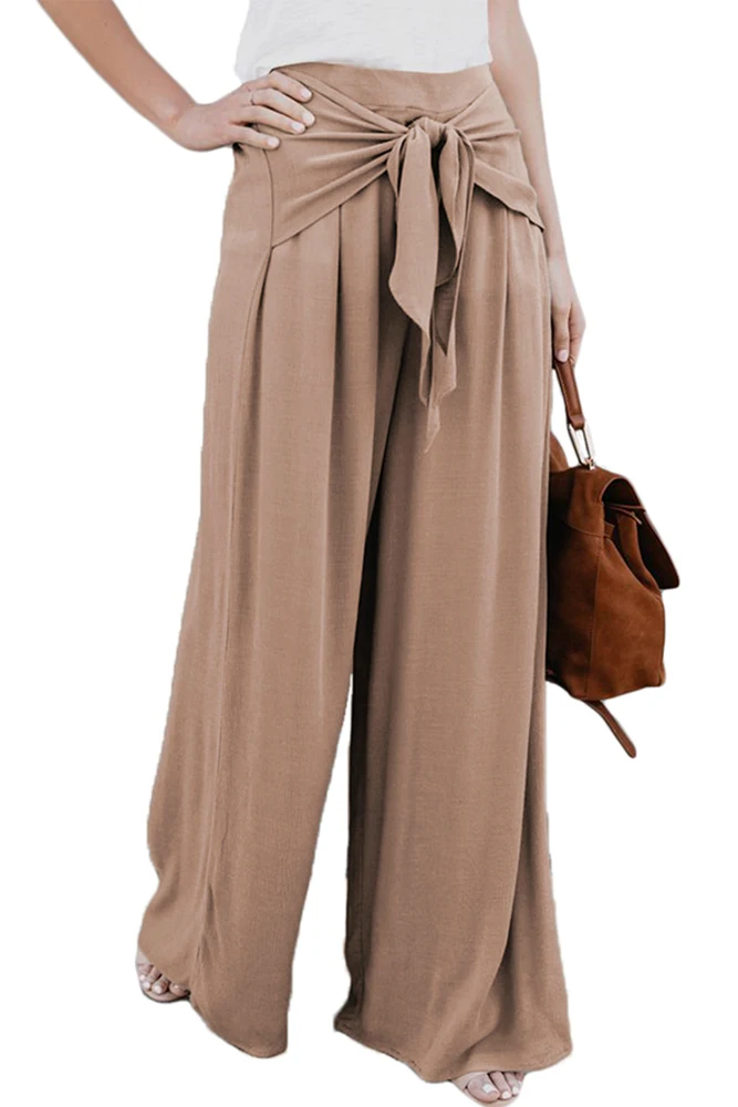 Khaki palazzo pants Clearance