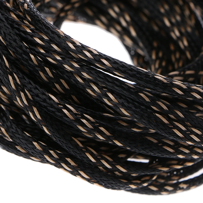 1M 8mm Wire Spiral Wrap Sleeving Band Tube Cable Protector Line Management √