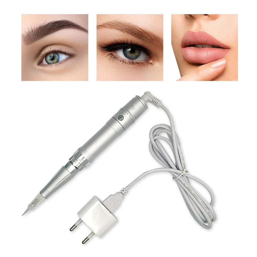 4in1 2style Needles Permanent Makeup Machine 3d Pen For Eyebrows Make