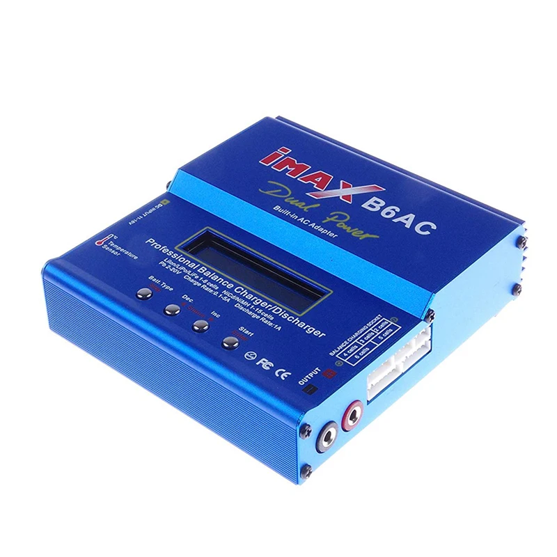 

Free Shipping IMAX B6AC 80W Balance Battery Charger with Digital LCD Screen for NiM
