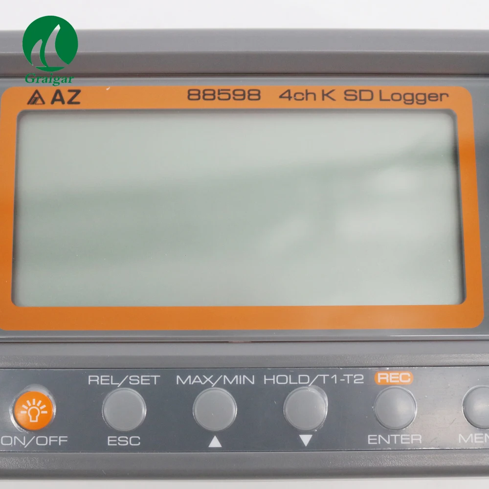 Портативный 4 канальный K Тип регулятор температуры с термопарным фиксатор температуры AZ88598 цифровой термометр SD карты регистратор с синим Подсветка