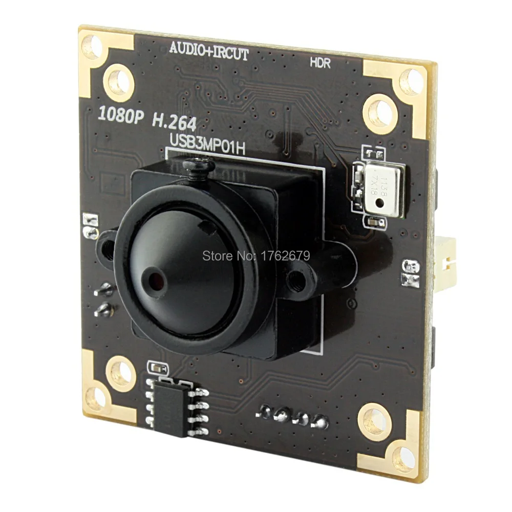 

38*38mm size 3MP 2048X1536 MJPEG Aptina AR0331 CMOS Wide Dynamic Range WDR CCTV Camera PCB Board with 3.7mm lens for Windows