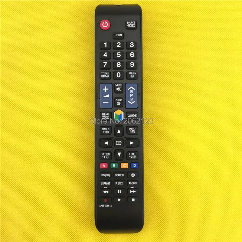

Remote Control AA59-00581A for Samsung 3D TV AA59-00582A UN32EH4500 UN46ES6100F UN32EH5300 UN32F5000 UN46F5000AF UE32F5000