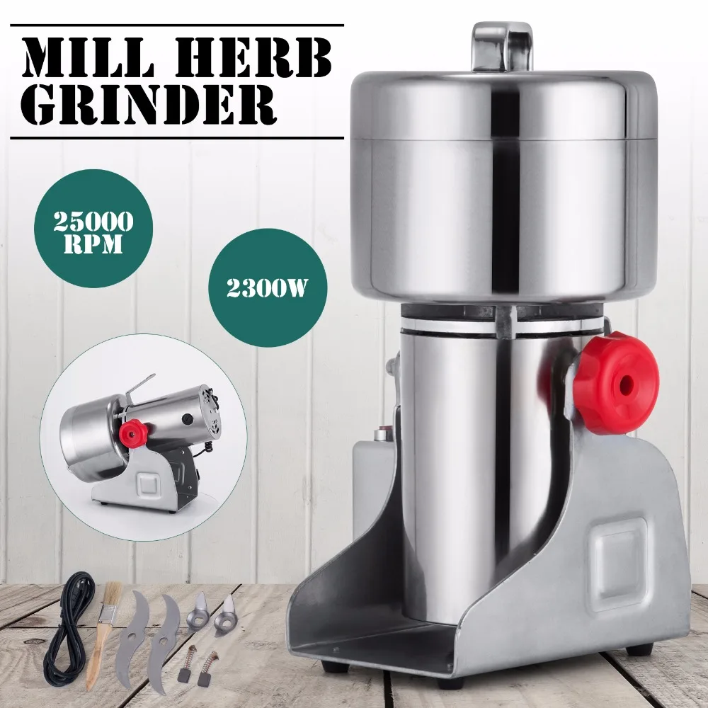 VEVOR Factory 500g Electric Grain Grinder / High Speed Swing Type Grain