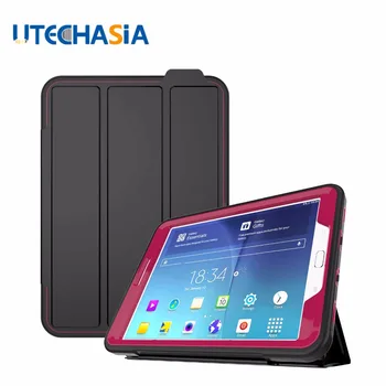 

Case Cover For Samsung Galaxy Tab S2 T710 T713 Tablet Pad Solid Three Layer Heavy Duty Armor Defender Full Body Protector Case