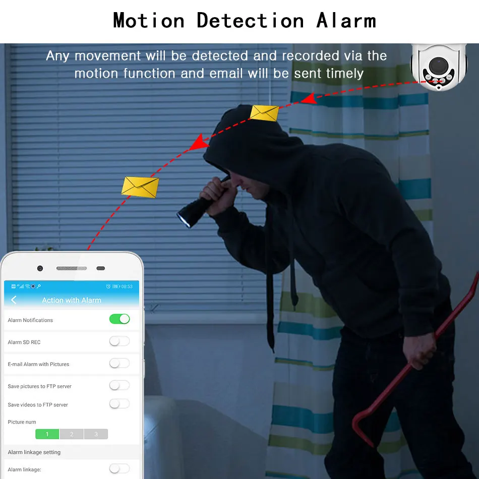 Hiseeu 1080P WiFi IP Камера PTZ 5x оптическая зум скоростная купольная камера наружная