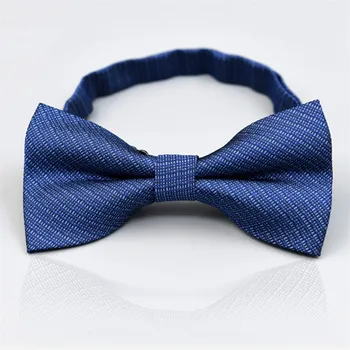 

High Elastic elastic Butterfly knotMens Bow Tie Neck Clip-on Solid Color Fancy Dress Wedding Pre Tied AdjustableY420