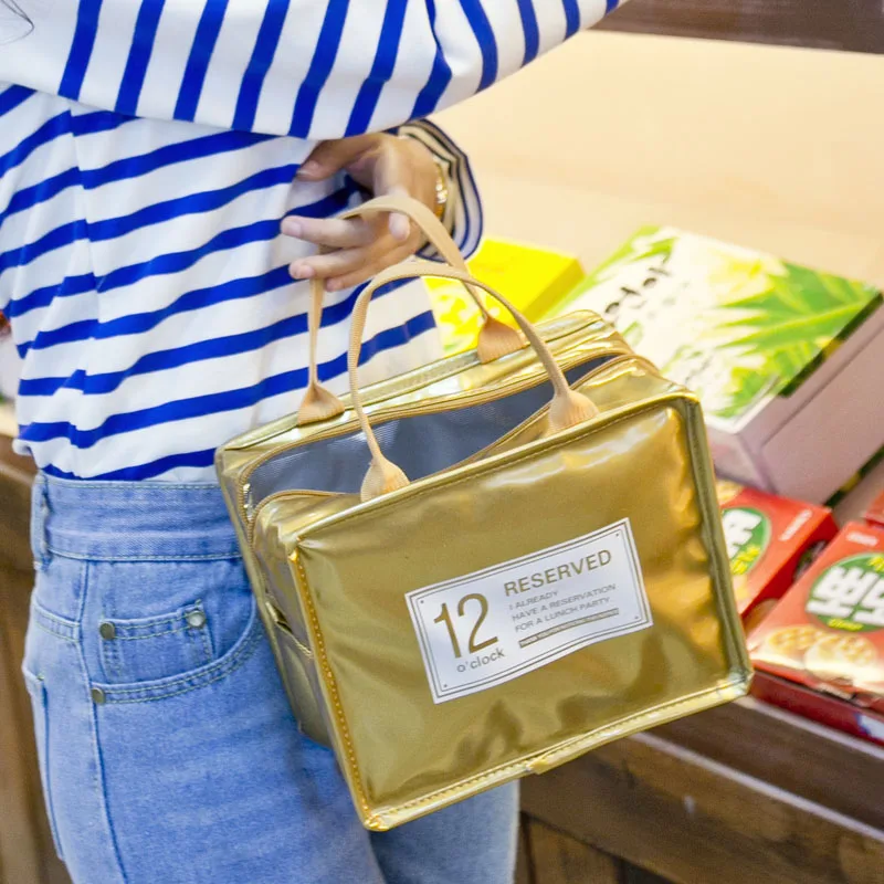 PLEEGA-Waterproof-PU-Fresh-Keeping-Lunch-Isolated-Hand-Bag-Carry-Thickening-Food-Bags-Picnic-Bags-Thermal