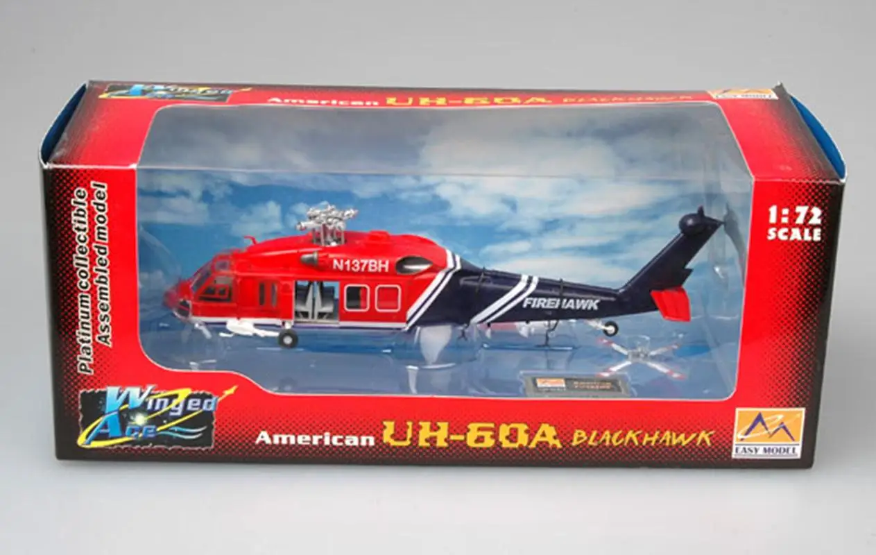 UH-60 в Blackhawk вертолет огневой ястреб самолета 1/72 не литья под давлением easy model