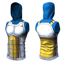 New Arrival 3D Dragon Ball Goku T Shirt Naruto Kakashi Akatsuki Vest Tank Top Hoodie Sleeveless Shirts Anime Character Costume