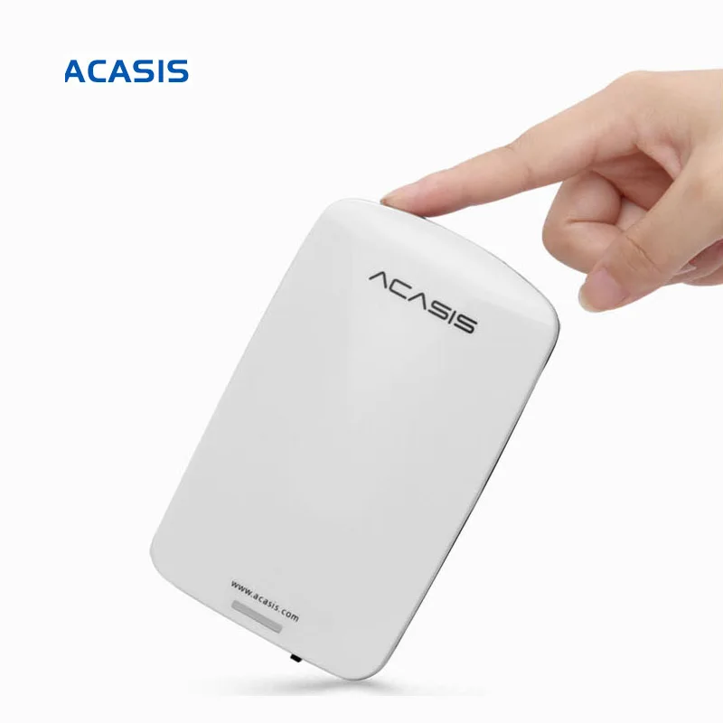 Free shipping On Sale 2.5'' ACASIS Original 120GB Storage USB2.0 HDD Mobile Hard Disk External Hard Drive Have switch power