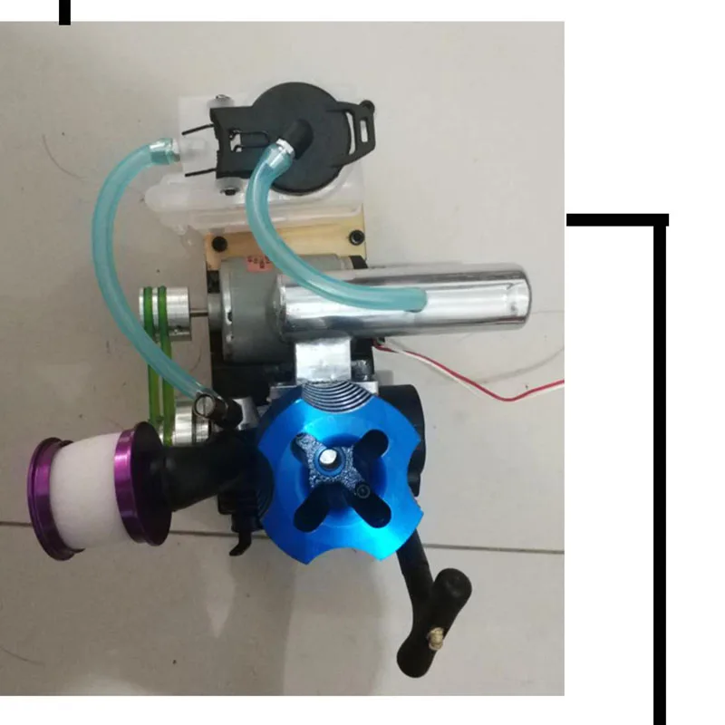 Генератор метанола, топливный двигатель, маленький микро двигатель внутреннего сгорания, движущаяся модель масла, обучающая игрушка, мини-двигатель