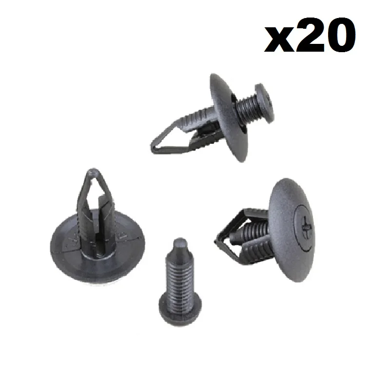 

FOR HONDA MAZDA MITSUBISHI FOR NISSAN SAAB FOR SUZUKI DOOR TRIM PANEL CLIPS x20